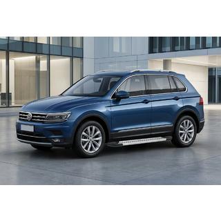 Boční prahy New Vision Grey (2 ks., hliník) Volkswagen Tiguan 2016–2023 fotografie 1