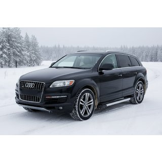 Boční prahy New Vision Grey (2 ks., hliník) Audi Q7 2005–2015 fotografie 1