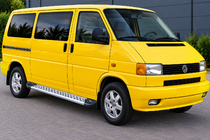 Volkswagen T4 Transporter 1990–2003 Boční prahy New Vision Grey (2 ks., hliník) fotografie 1
