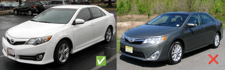 Toyota Camry 2011–2017 Prémiové zástěrky (pro USA SE, 2011-2014, 4 ks) fotografie 4
