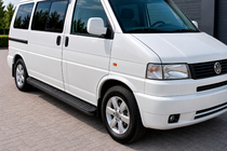 Volkswagen T4 Caravelle/Multivan 1990–2003 Boční nášlapy Tayga Black (2 ks, hliník) fotografie 1