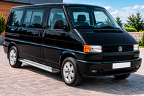 Volkswagen T4 Caravelle/Multivan 1990–2003 Boční prahy New Vision Grey (2 ks., hliník) fotografie 1