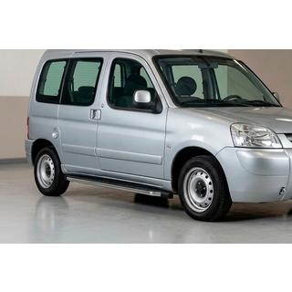 Boční nášlapy BlackLine (2 ks, hliník) Peugeot Partner 1996–2008 fotografie 1