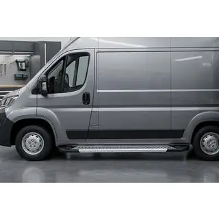 Boční prahy New Vision Grey (2 ks., hliník) Citroen Jumper 2007–2025 fotografie 1