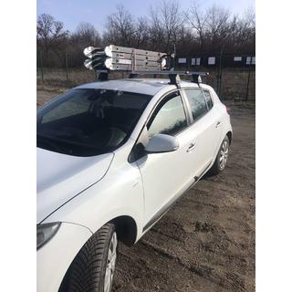Střešní příčníky pro hladkou střechu (2 ks, Asaf V4) Renault Megane III 2009–2016 fotografie 3