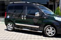 Fiat Fiorino/Qubo 2008–2024 Dveřní lišty z nerezu (4 ks) OmsaLine – italská nerezová ocel fotografie 7