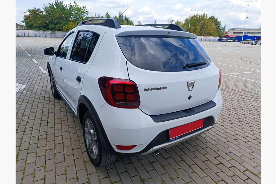 Renault Sandero 2013–2022 Nástavec zadního nárazníku EuroCap (ABS) Fotografie 2