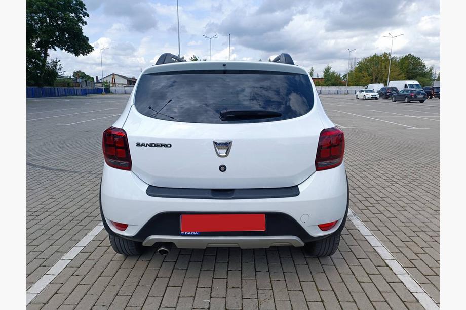 Renault Sandero 2013–2022 Nástavec zadního nárazníku EuroCap (ABS) Fotografie 3
