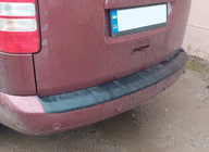 Volkswagen Caddy 2010–2015 Ochranná lišta zadního nárazníku (ABS) fotografie 8