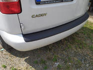 Volkswagen Caddy 2010–2015 Ochranná lišta zadního nárazníku (ABS) fotografie 2