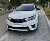 Toyota Corolla 2013–2019 Nástavec předního nárazníku (lip, černý) fotografie 3