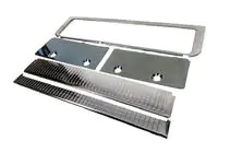 Toyota Land Cruiser 200 2007–2021 Sada vložek (kartáčovaný tmavý hliník) fotografie 6