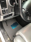 Toyota Sequoia 2007–2022 Polyuretanové autokoberce 3 řady (EVA, černé) fotografie 6