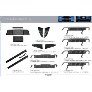 Sada bodykitu Ford Mustang 2015–2023 fotografie 3