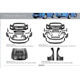 Sada bodykitu Ford Mustang 2015–2023 fotografie 4
