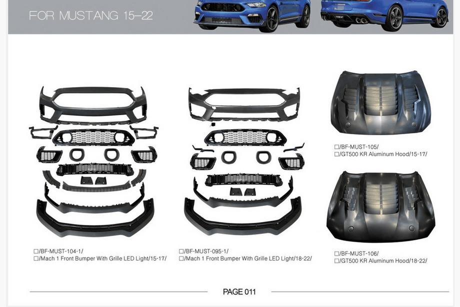 Ford Mustang 2015–2023 Sada bodykitu Image