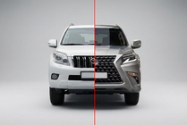 Toyota Land Cruiser Prado 150 2009–2023 Restylingový kit pro Lexus GX460 2020 fotografie 1