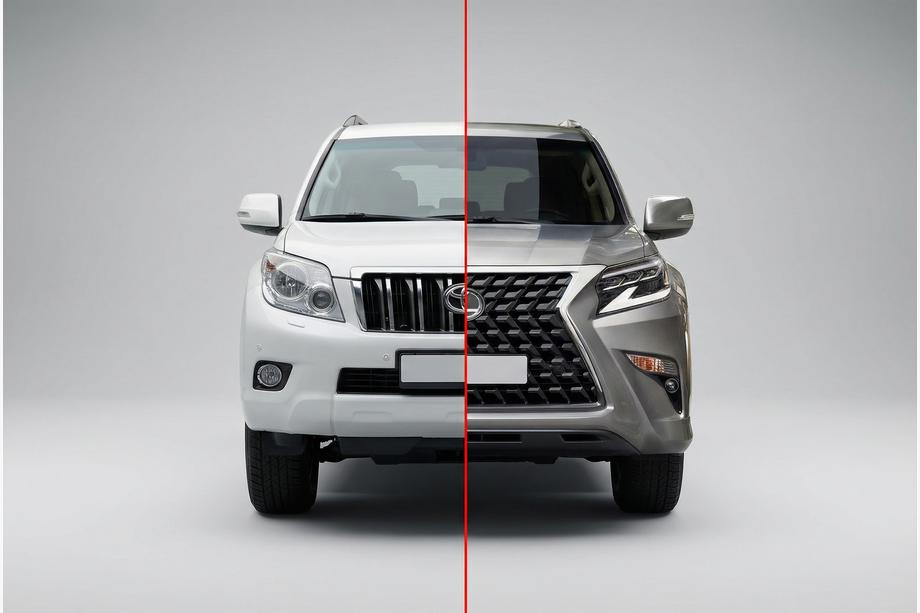 Toyota Land Cruiser Prado 150 2009–2023 Restylingový kit pro Lexus GX460 2020 Image
