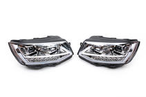 Volkswagen T6 2015–2024 Přední světlomety s LED světly 2015-2019 (Silver, 2 ks) fotografie 2