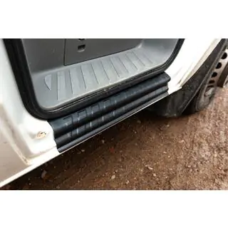 Prahové lišty EuroCap (2 ks, ABS) Volkswagen Crafter 2006–2016 fotografie 2