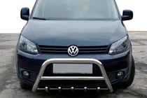 Volkswagen Caddy 2015–2020 Nerezový přední ochranný rám WT003-4 fotografie 1