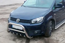 Volkswagen Caddy 2015–2020 Nerezový přední ochranný rám WT003-4 fotografie 2