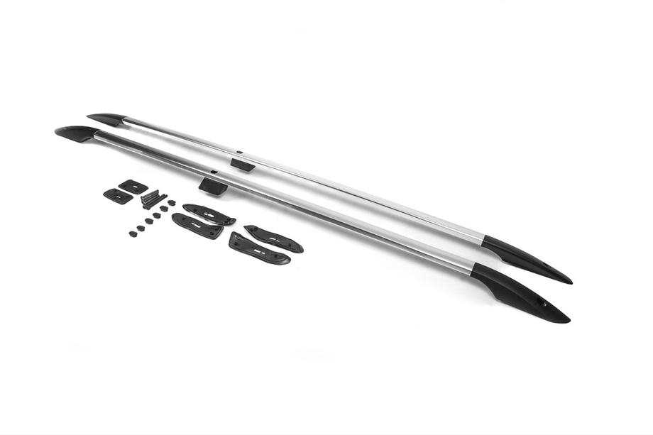 Toyota Land Cruiser 200 2007–2021 Střešní ližiny – turecký design (chrom, 2 ks) plastové patky Image