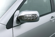 Toyota Corolla 2002–2007 Chromové kryty zpetnych zrcatek pro LED (2002-2005, 2 ks, plast) fotografie 1