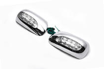 Toyota Corolla 2002–2007 Chromové kryty zpetnych zrcatek pro LED (2002-2005, 2 ks, plast) fotografie 4