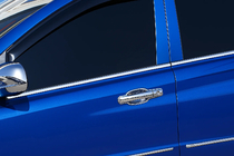 SsangYong Action 2005–2018 Lišty na boční okna PickUp (4 ks, nerez) fotografie 1
