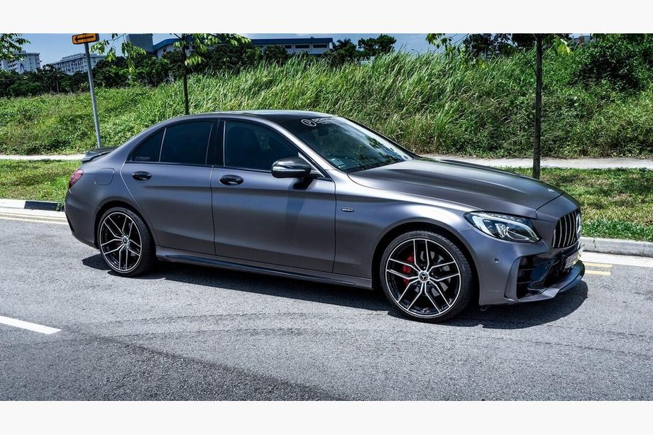 Mercedes C-Class W205 2014–2021 Bodykit sada s kompletním zadním nárazníkem (design Black Mamba C63GT) Fotografie 5