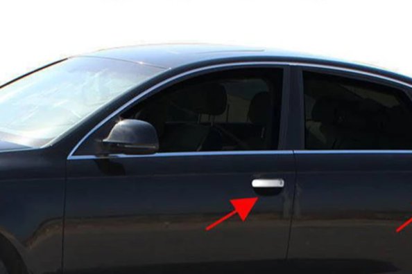 Kryty na kliky dveří Audi A4