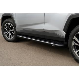 Boční nášlapy OEM V2B (2 ks, hliník) Toyota Rav 4 2019–2025 fotografie 1