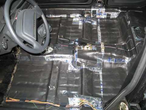 Odhlučnění podlahy VAZ 2115 svépomocí