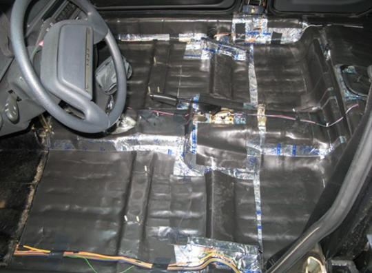 Odhlučnění podlahy VAZ 2115 svépomocí