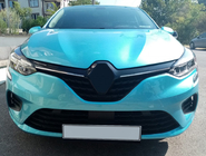 Renault Clio V 2019– Chromové lišty na masku (2 ks) Carmos - turecká ocel fotografie 1
