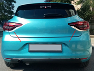 Renault Clio V 2019– Kryty zadních světel (2 ks, nerez) fotografie 1