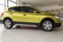 Suzuki SX4 S-Cross 2013–2016 Nerezové lišty dveří (4 ks) fotografie 1