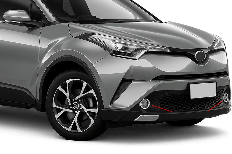 Toyota C-HR 2016–2023 Nerezové chromové kryty mlhovek (2 ks) Image
