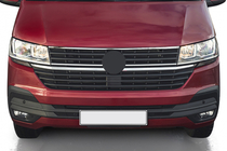 Volkswagen T6 2015–2024 Kryt horní části masky 2019+ (1 ks, nerez) fotografie 1