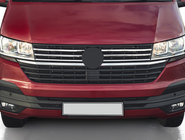 Volkswagen T6 2015–2024 Chromové kryty na masku 2019+ (4 ks, nerez) OmsaLine - italská nerezová ocel fotografie 1