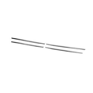 Chromové kryty na masku 2019+ (4 ks, nerez) Volkswagen T6 2015–2024 fotografie 3