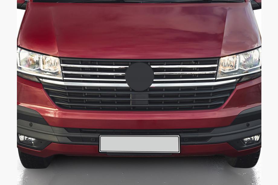 Volkswagen T6 2015–2024 Chromové kryty na masku 2019+ (4 ks, nerez) OmsaLine - italská nerezová ocel Image