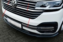 Volkswagen T6 2015–2024 Chromové lišty na masku 2019+ (5 ks, nerez) OmsaLine - italská nerezová ocel fotografie 1