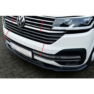Chromové lišty na masku 2019+ (5 ks, nerez) Volkswagen T6 2015–2024 fotografie 1