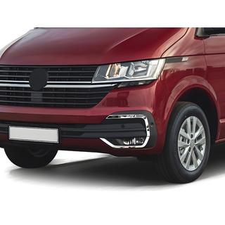 Chromové kryty mlhových světel 2019+ (4 ks, nerez) Volkswagen T6 2015–2024 fotografie 1