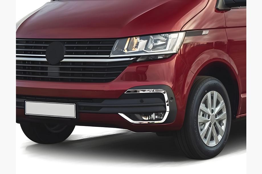 Volkswagen T6 2015–2024 Chromové kryty mlhových světel 2019+ (4 ks, nerez) Image