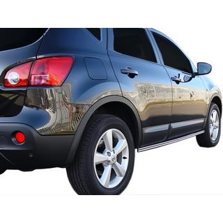 Boční dvojité trubky (2 ks, nerez) Nissan Qashqai 2007–2010 fotografie 2