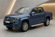 Volkswagen Amarok 2010–2022 Boční prahy Maya Red-Grey (2 ks, hliník) fotografie 1