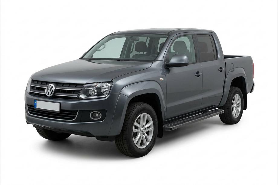 Volkswagen Amarok 2010–2022 Boční nášlapy Maya V1 Black (2 ks, hliník) Image